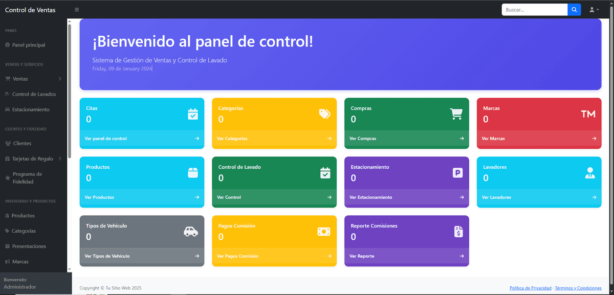 Panel Principal