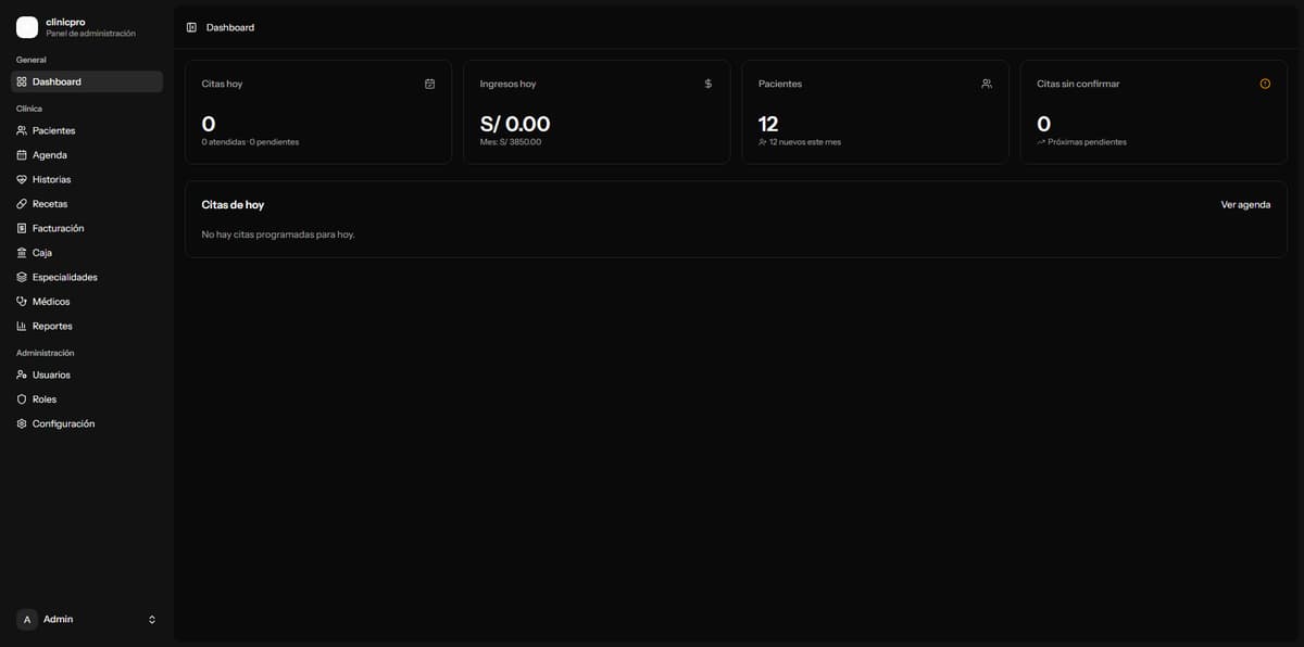 ClinicPro - Gestión de Consultorios