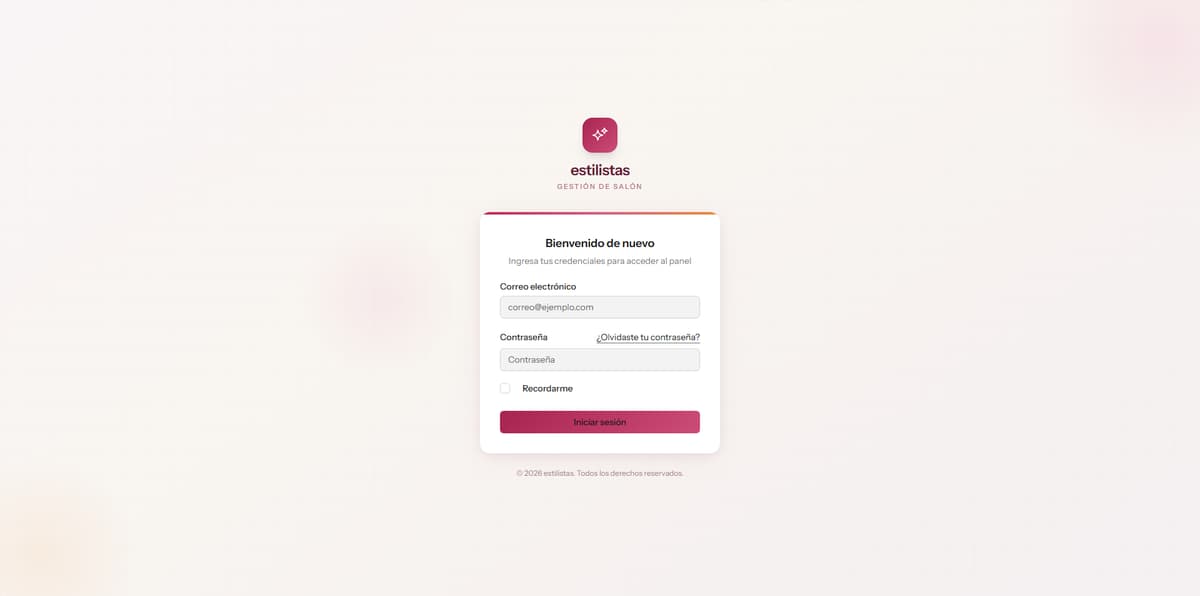 GlowApp - Gestión de Salón