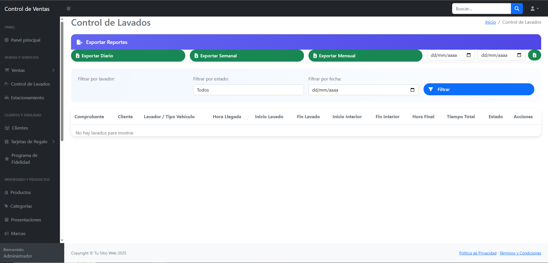 Gestion de Servicios